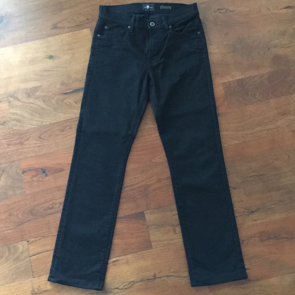 7 For all mankind black jeans