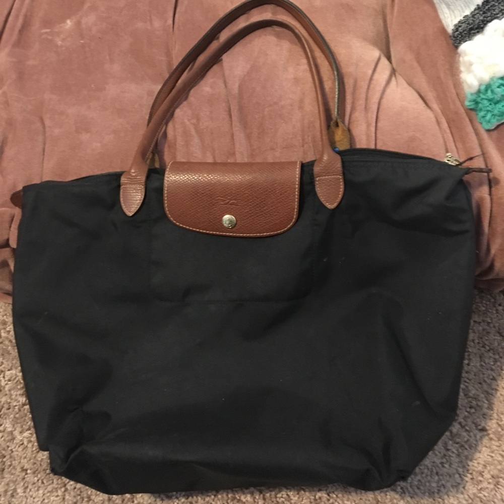 Large Black Longchamp Purse