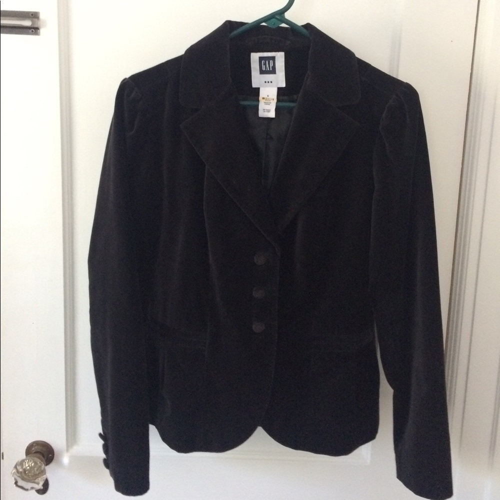 Gap velvet blazer