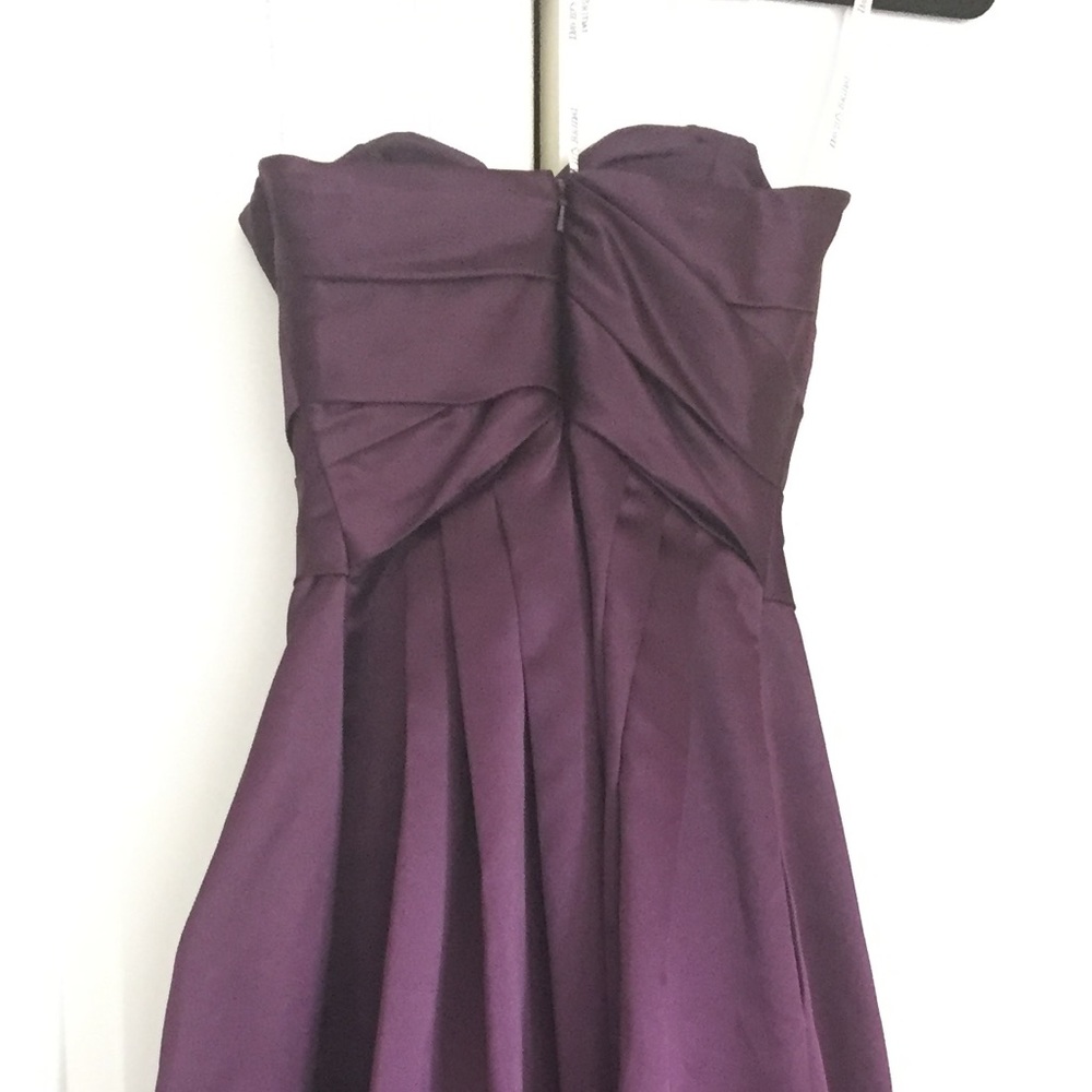 Beautiful David's Bridal satin evening gown! - Picture 3 of 5