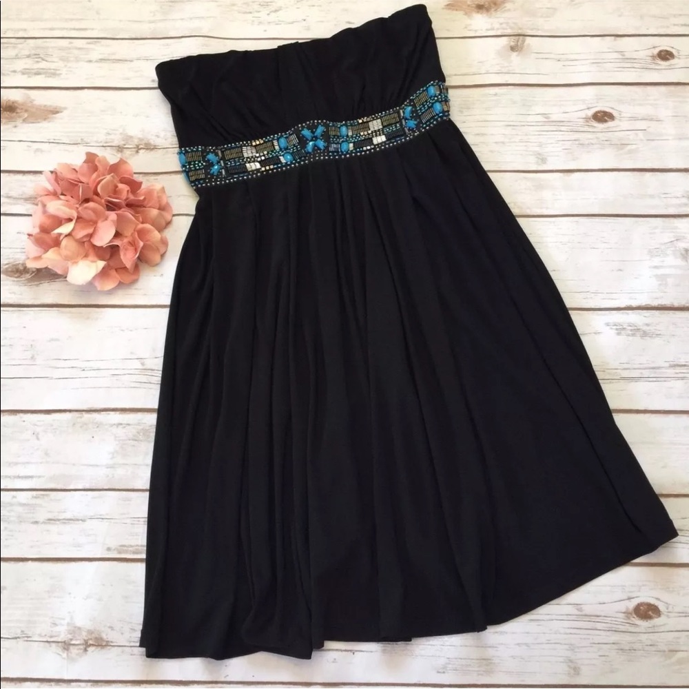White House Black Market Embellished Tube Dress