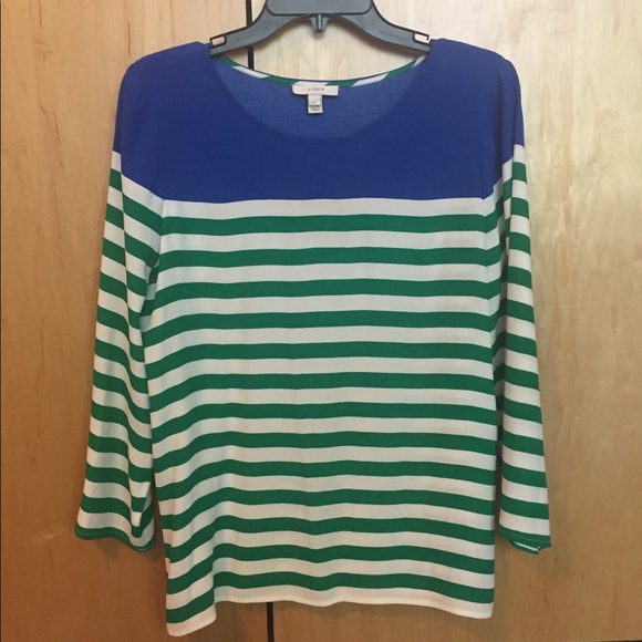 J. Crew colorblock top - Picture 1 of 4