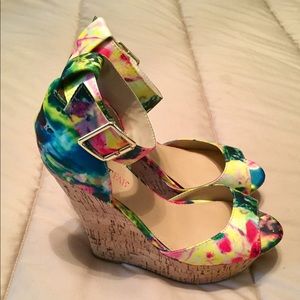 JustFab Women's Wedges - Floral