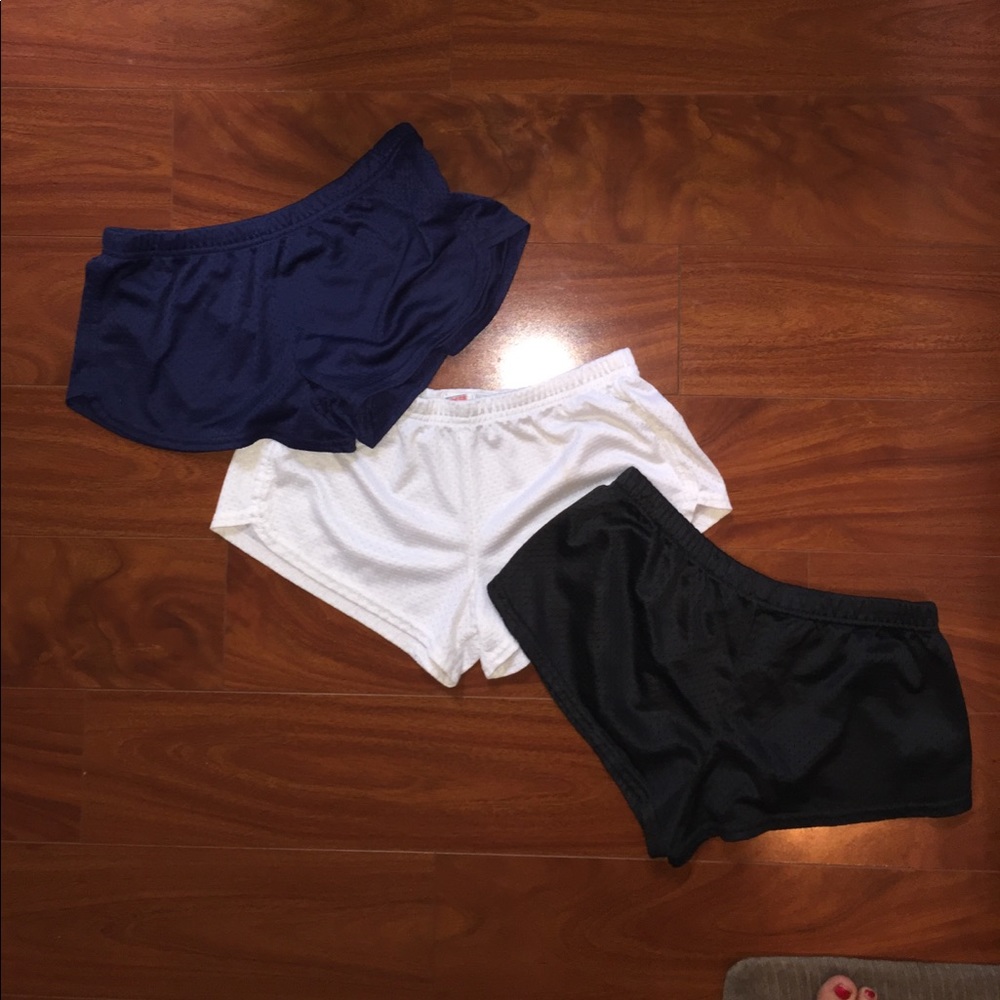 Set of 3 Soffe basketball netting shorts