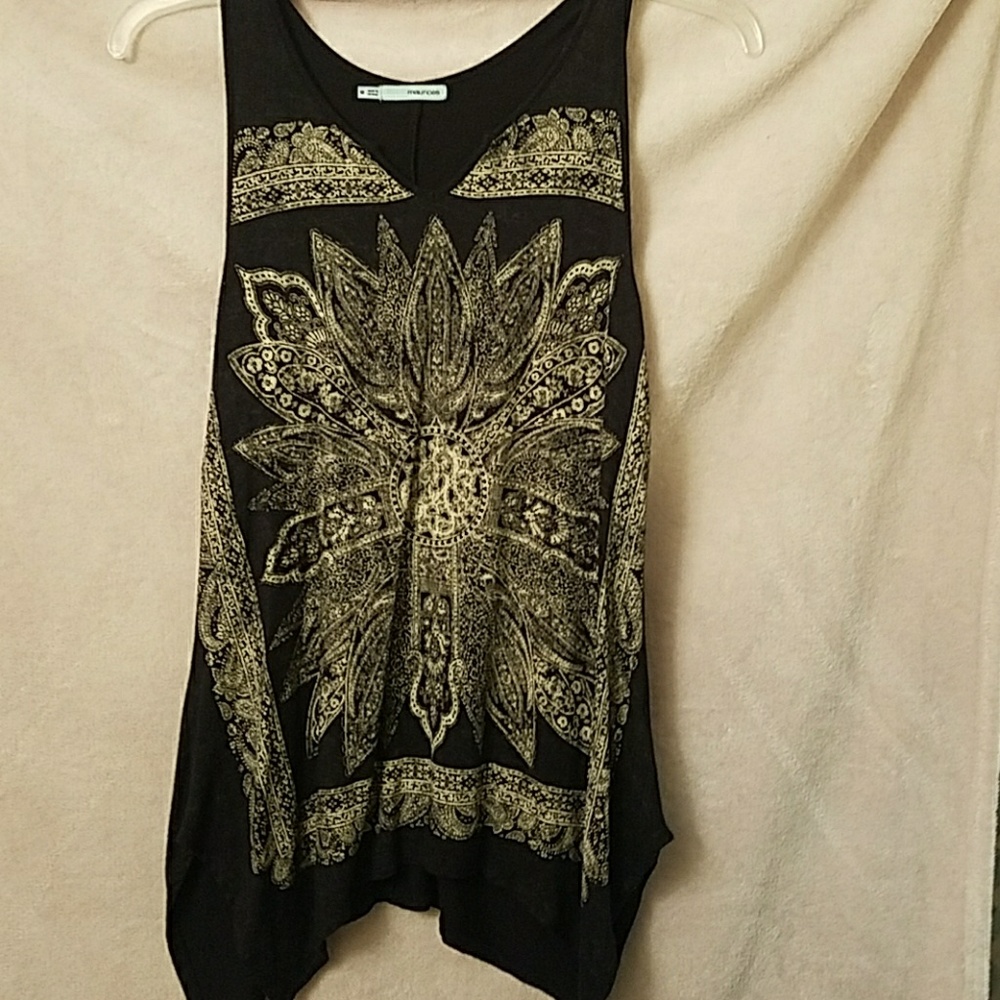 Maurices Tank Top Black Size Med