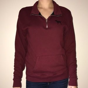 PINK Victoria's Secret 1/4 Zip Pullover