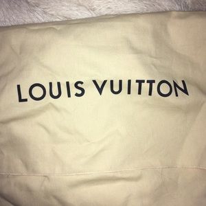 Louis Vuitton dust bag coved