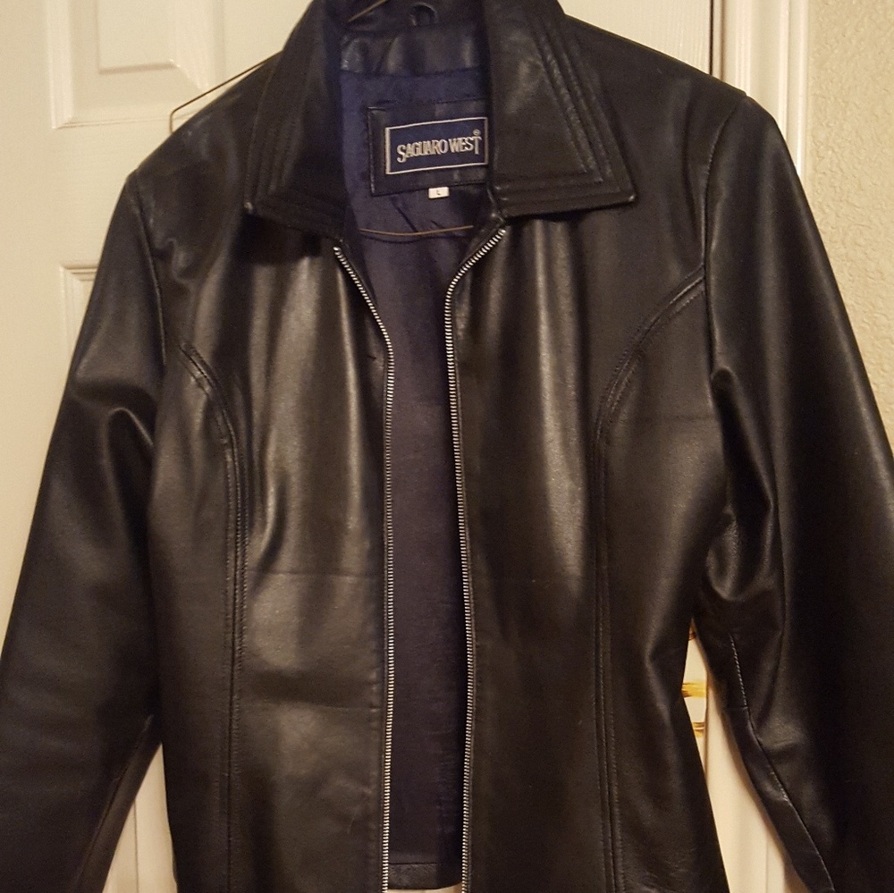 Saguaro Wast Leather Blazer Jacket
