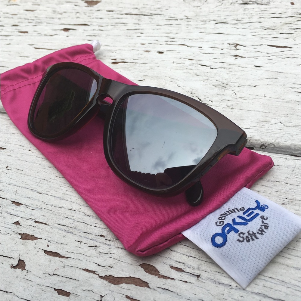 Oakley Frogskins Sunglasses Rootbeer Smoke Mirror