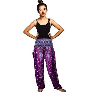Purple Yoga Harem Pants