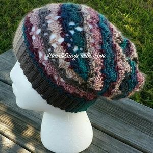 Crocheted Adult Slouchy Hat