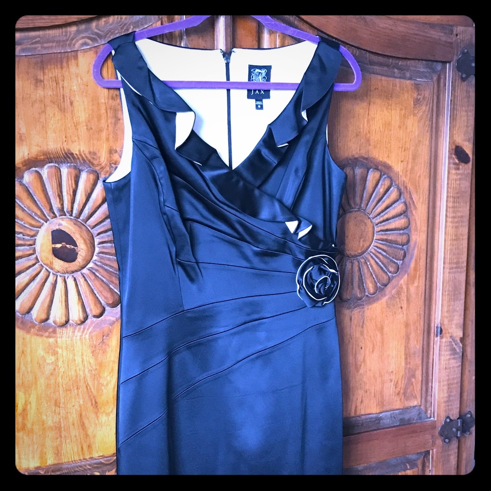 Black cocktail dress