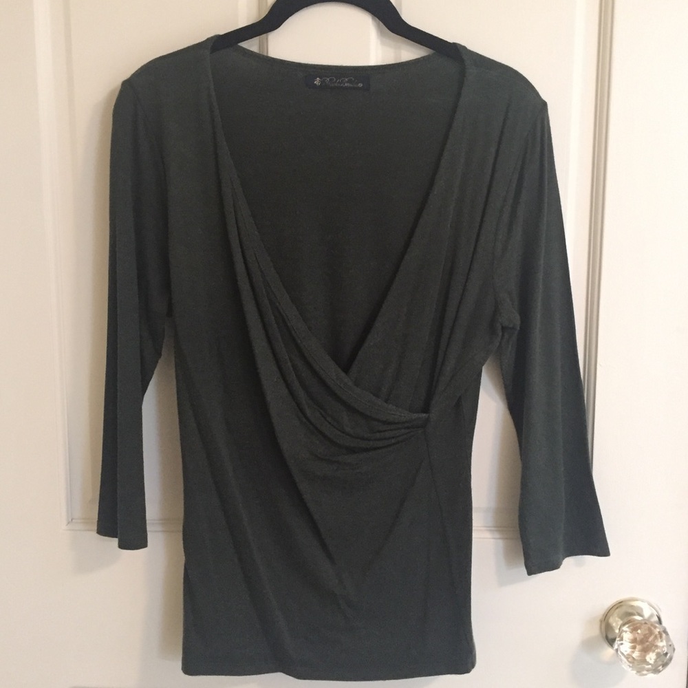 Brooks Brothers Dark Green Top