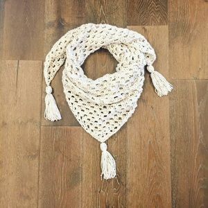 Crochet Triangle Scarf