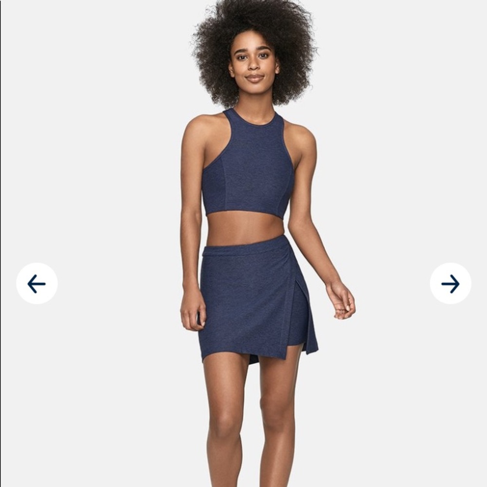 Outdoor voices court skirt-navy, NWOT