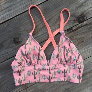 Sending Graves Cacti Bikini Top