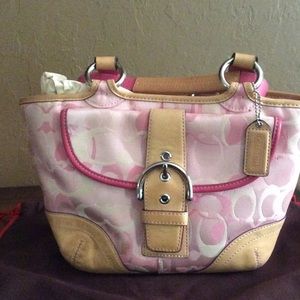 Coach pink handbag