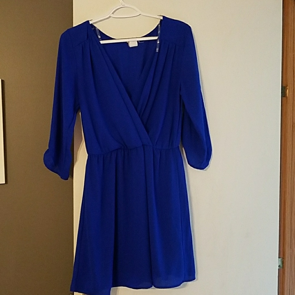 Blue dress
