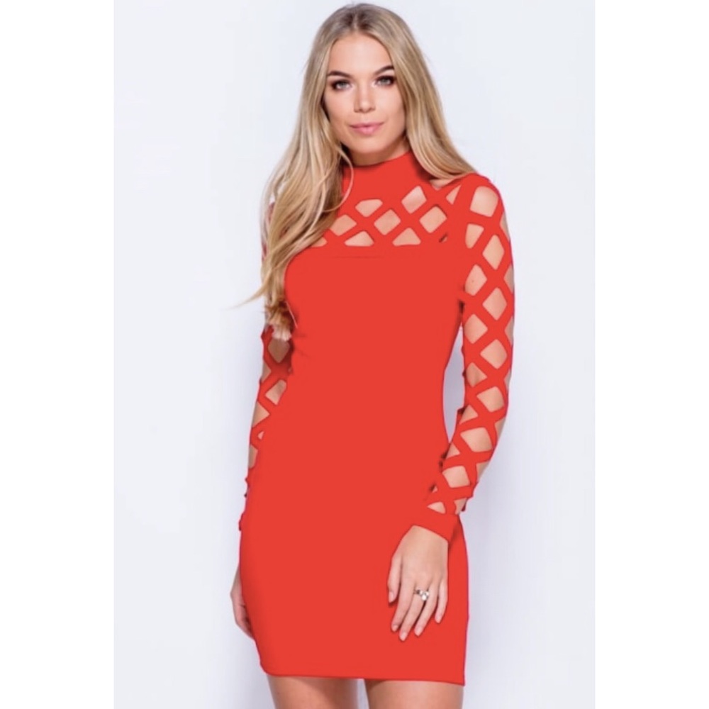 Red Cage Dress