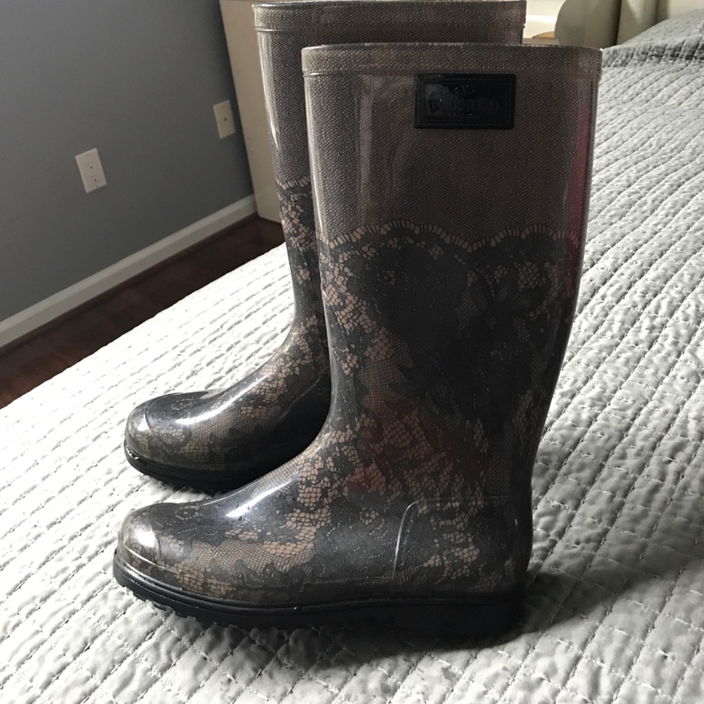 💯 authentic Valentino rain boots