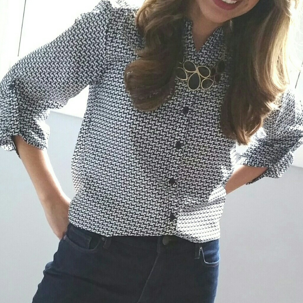Stitch Fix size extra small horse print blouse