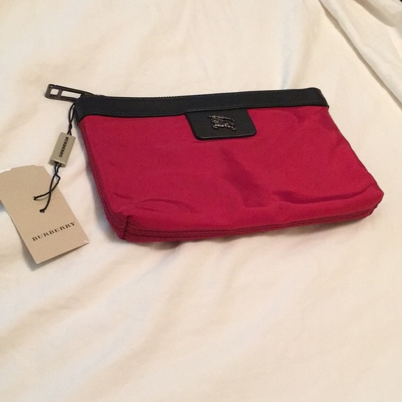 Red Burberry pouch. Make an offer. Price is final - Picture 1 of 8