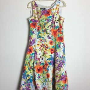 A-Line Flower Dress