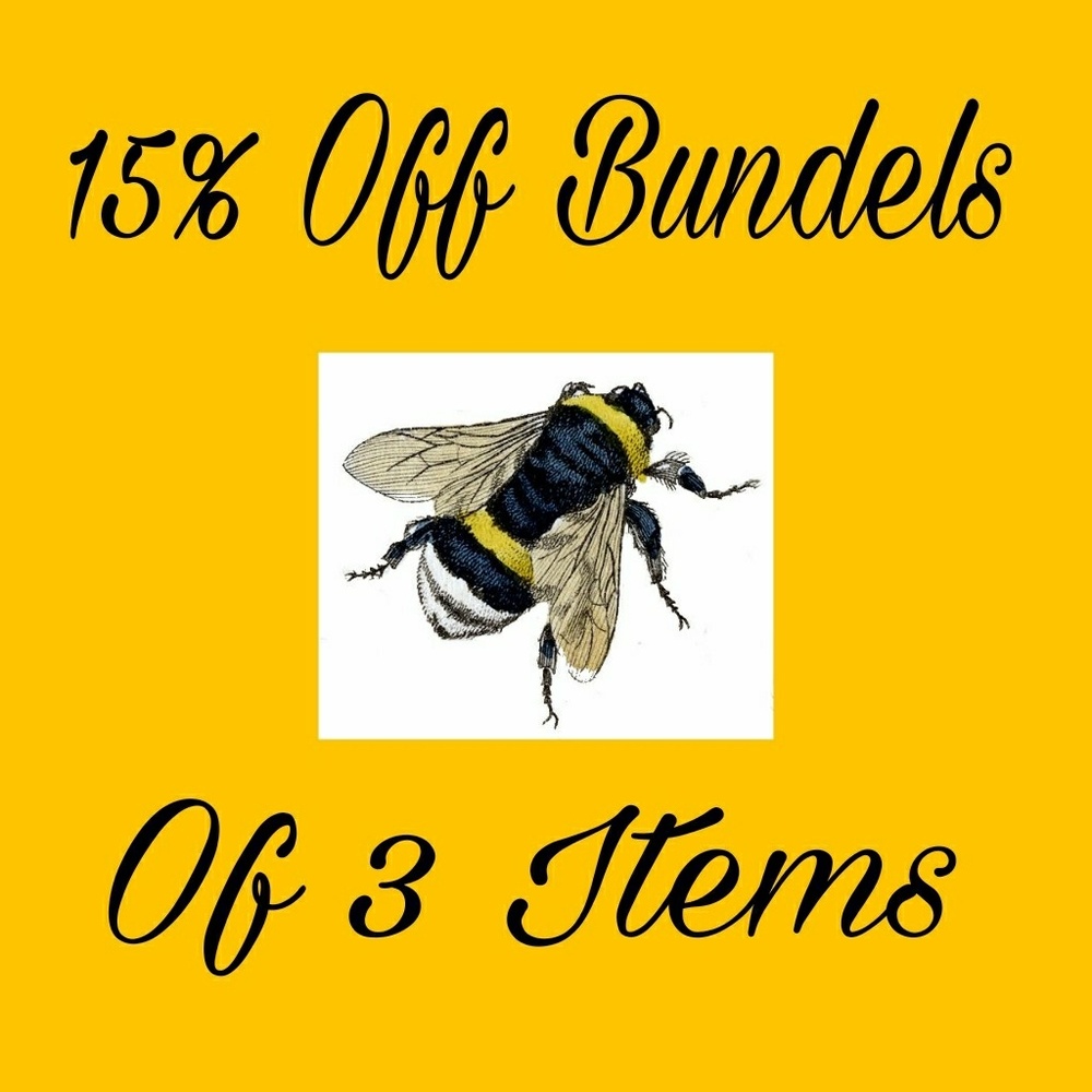 15% off bundles of 3 or more items