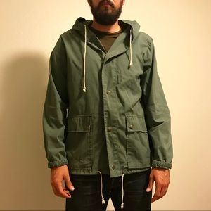 Lightweight Green Canvas Jacket