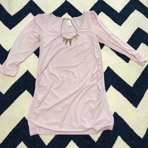 h&m mama pink 3/4 sleeve shirt