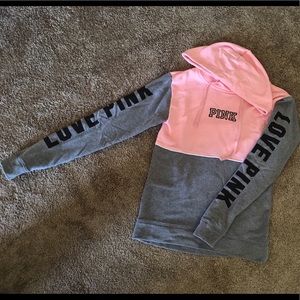 PINK pullover hoodie