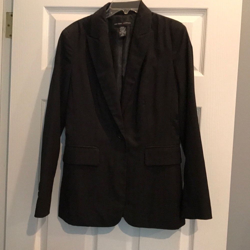 Black long blazer!