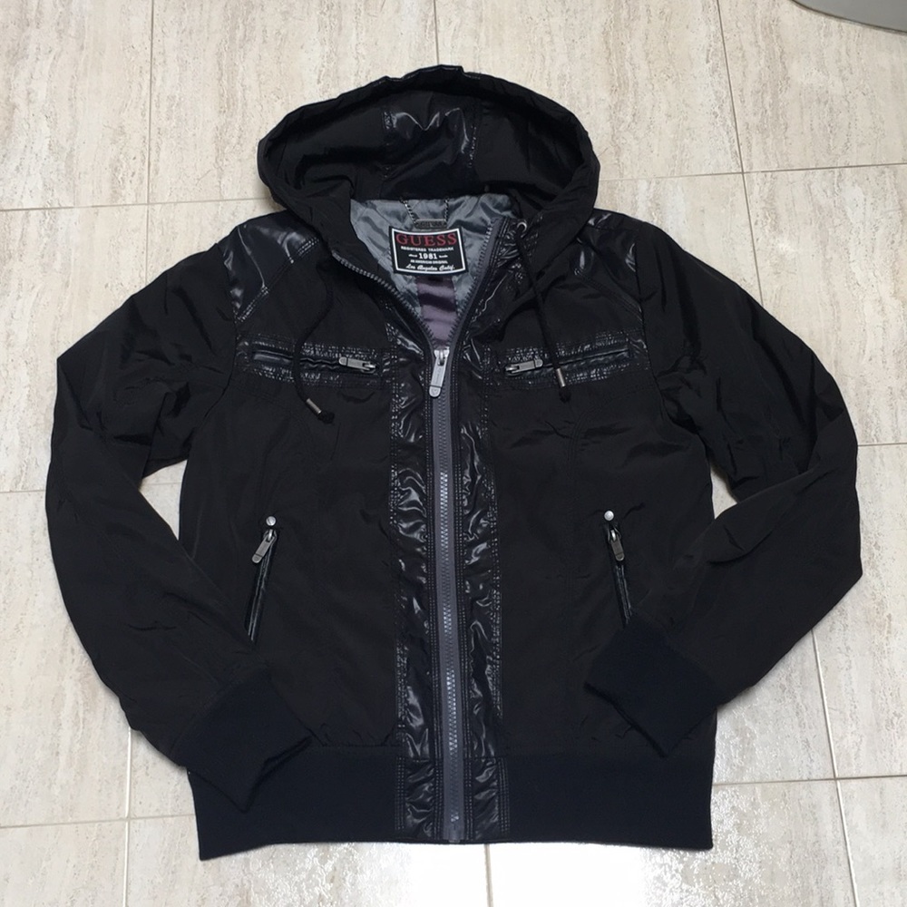 Authentic Guess men's zip up jacket