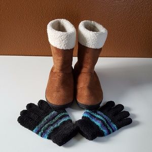 Isotoner Caramel Slippers