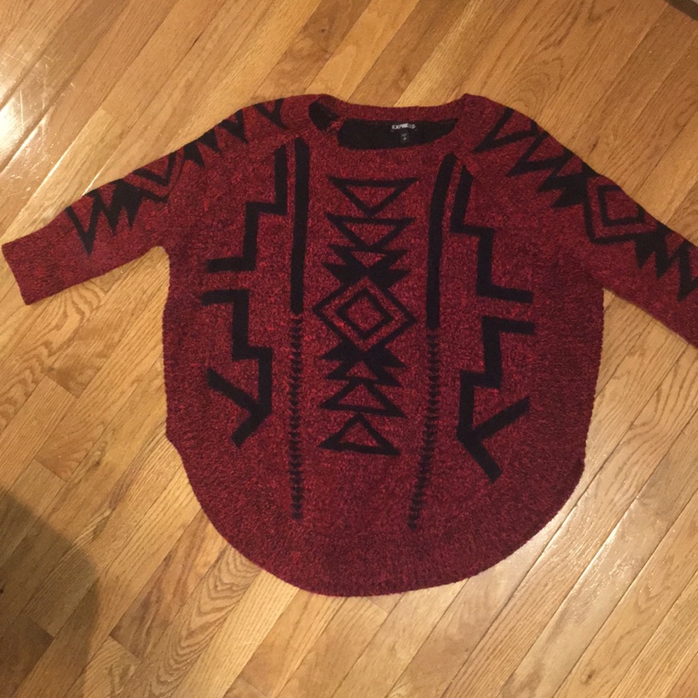 Express Aztec sweater