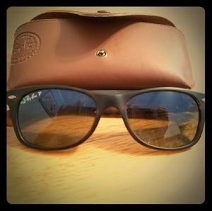 Ray Ban Polarized New Wayfarer Tortoise