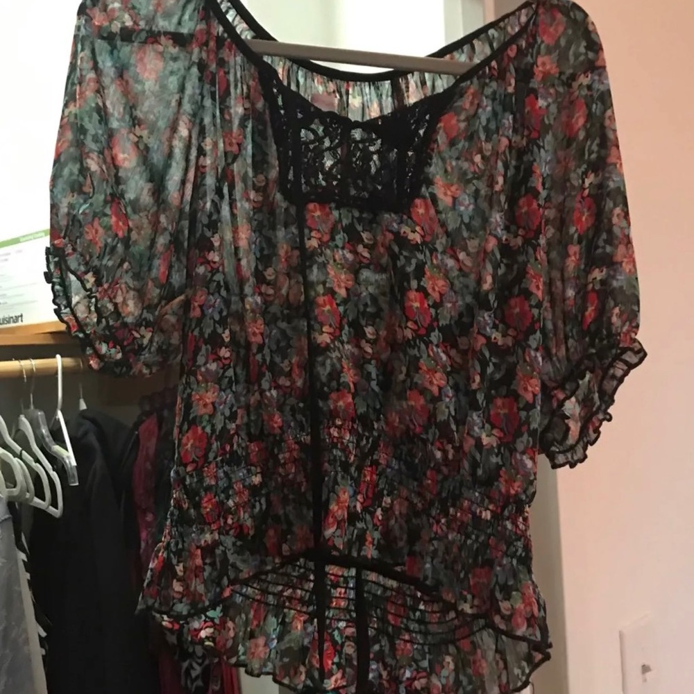 Floral and Lace shirt