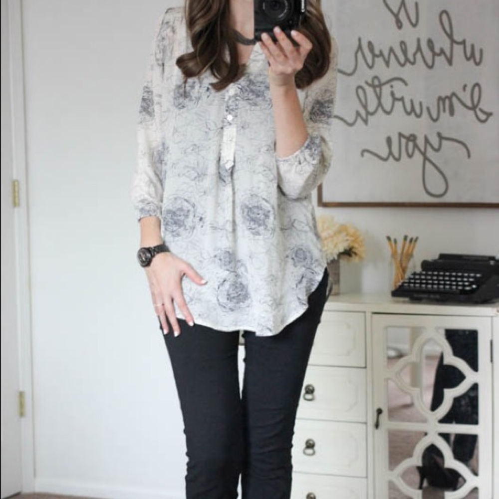 Amour Vert 100% silk shirt