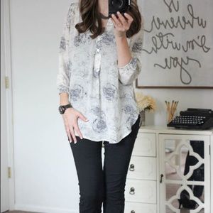 Amour Vert 100% silk shirt