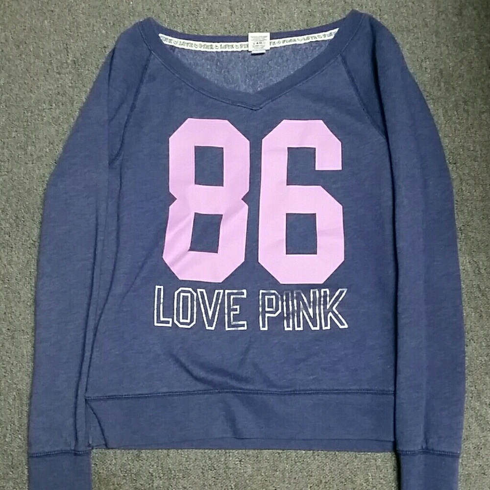 Pink Victoria Secret sweatshirt size medium