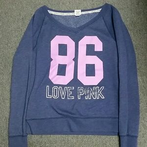 Pink Victoria Secret sweatshirt size medium