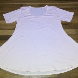 LuLaRoe Light Pastel Peachy/Pink Small Perfect Tee