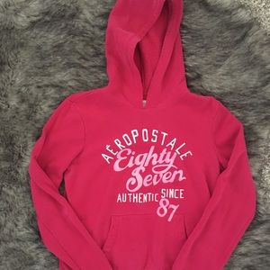 Hot pink Aeropostale hoodie