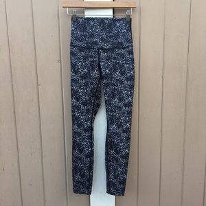 Lululemon high waisted printed leggings