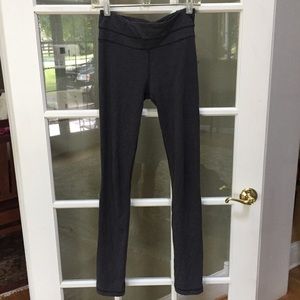 Grey Lululemon yoga pants