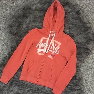 Zip up Aeropostale hoodie