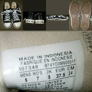 Leather Converse Black