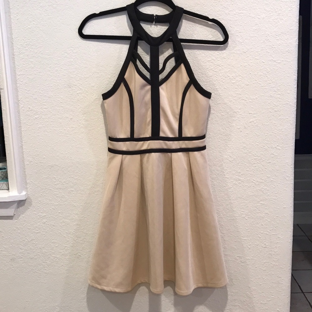 Tab and black Tobi dress