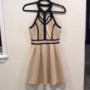 Tab and black Tobi dress