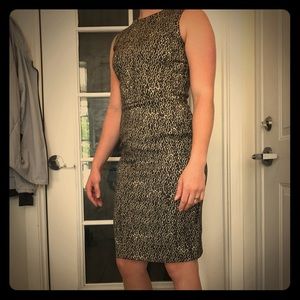 Three dots medium cheetah print dress